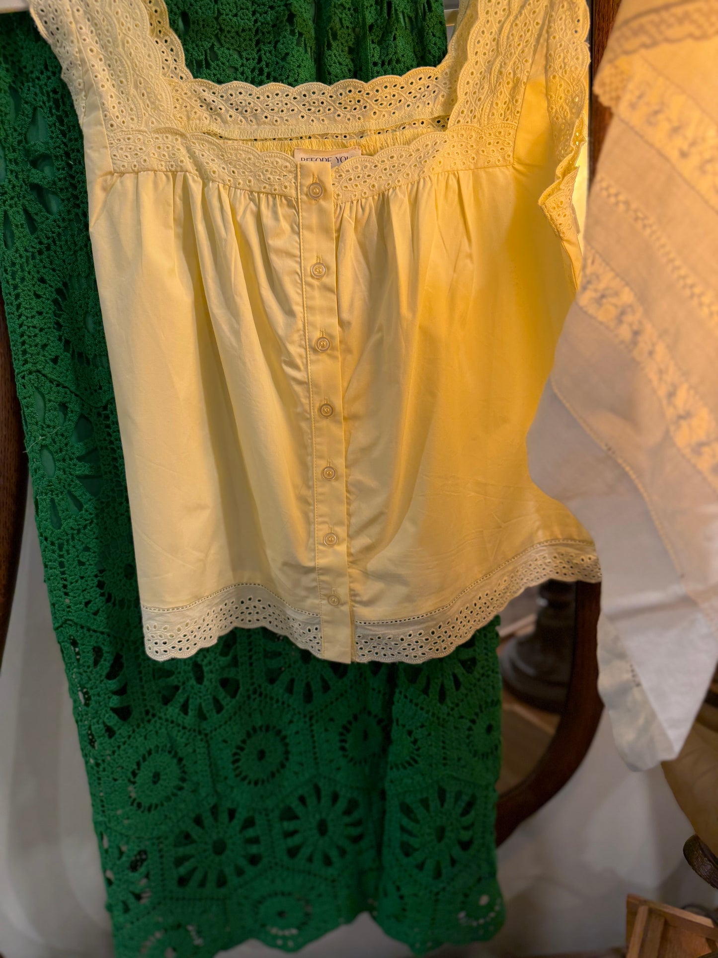 Butter Trim Button Down