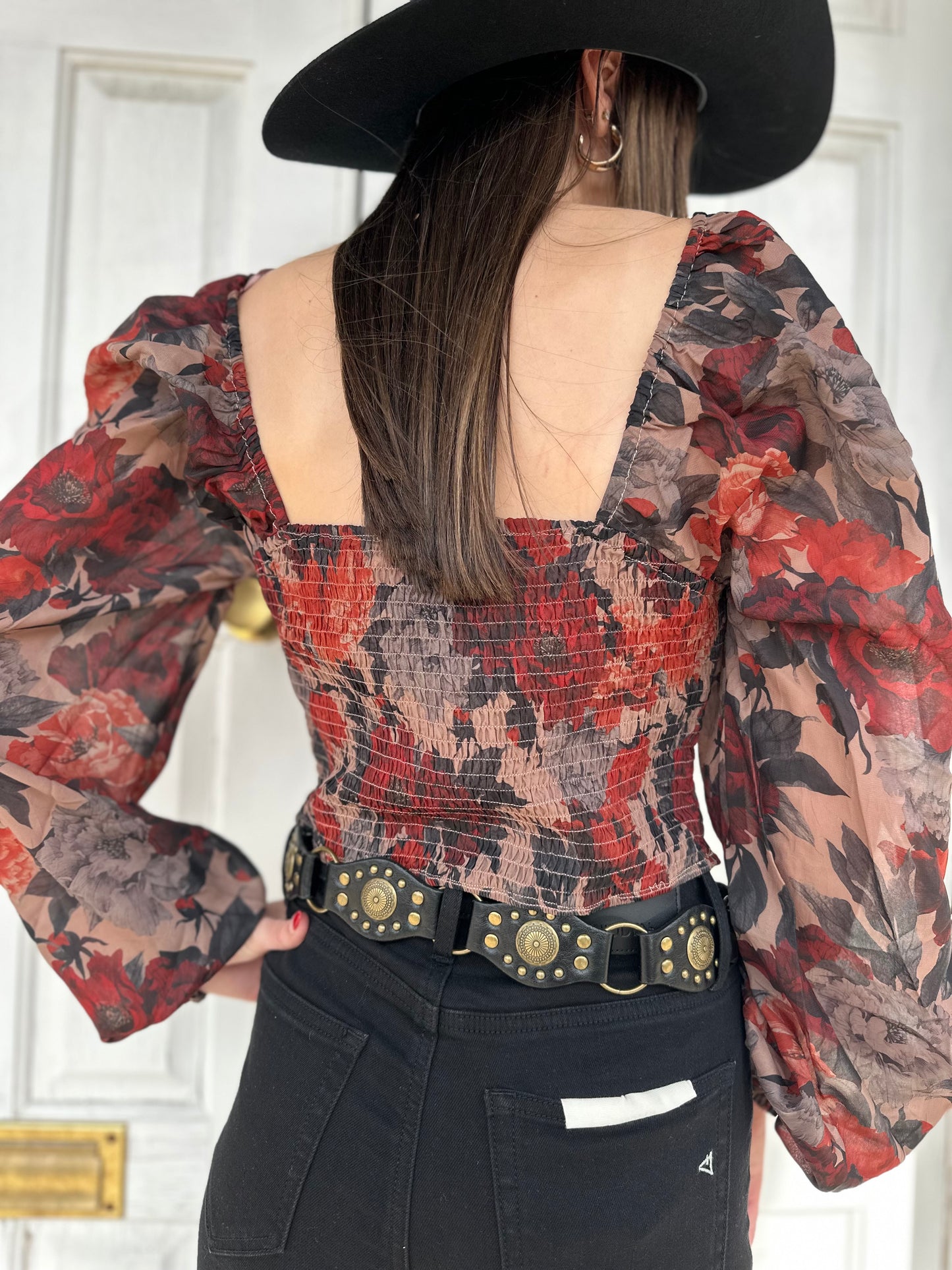 Floral Sweetheart Corset Top