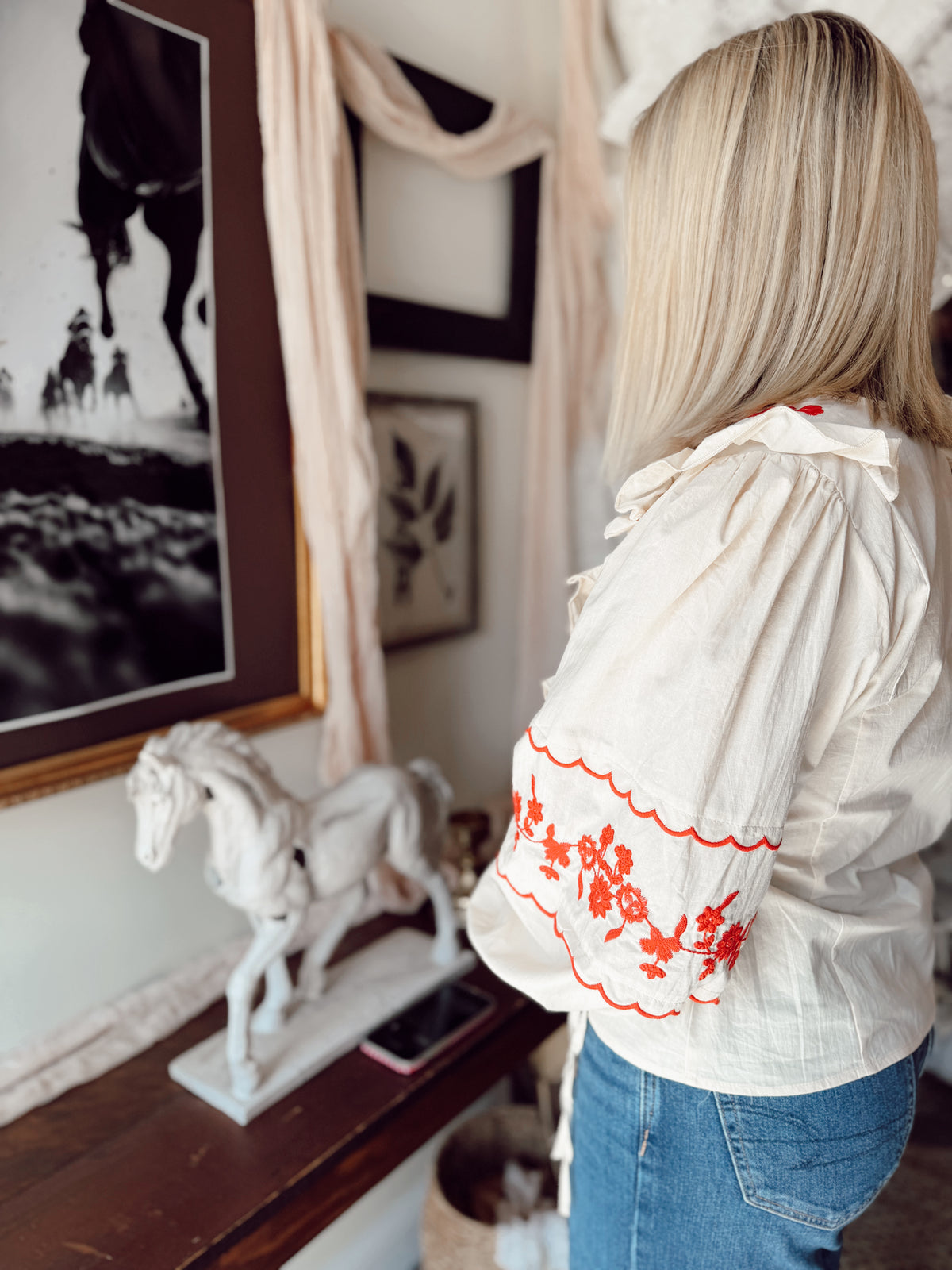 The Sonnet Blouse - Cream
