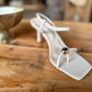 The Hisako Heel Beige