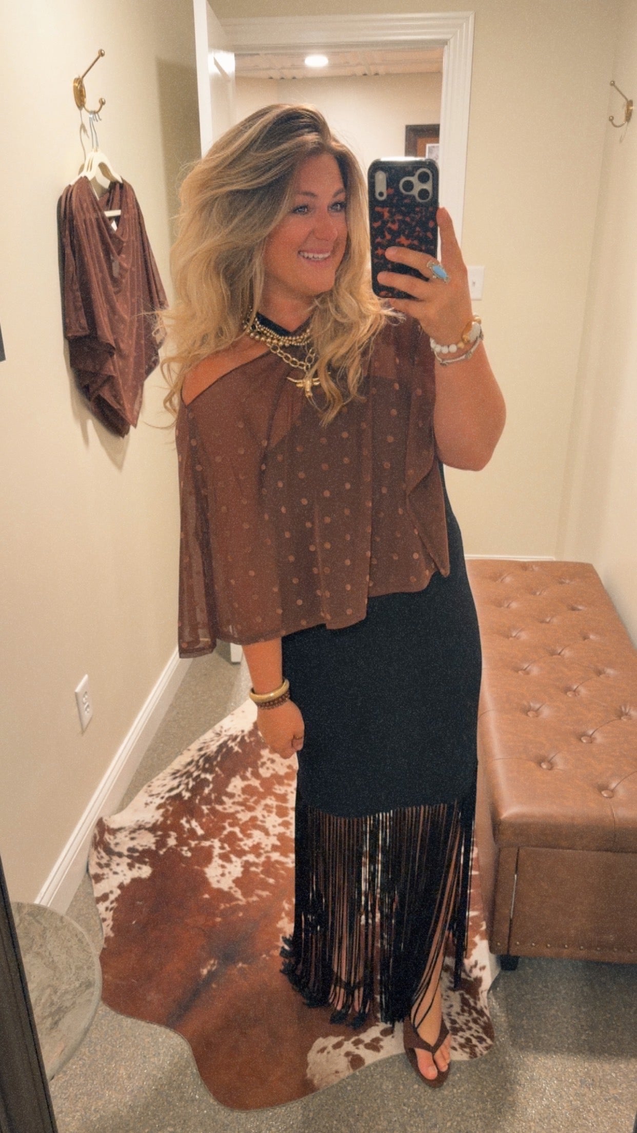 The Cordelia Dot Cape