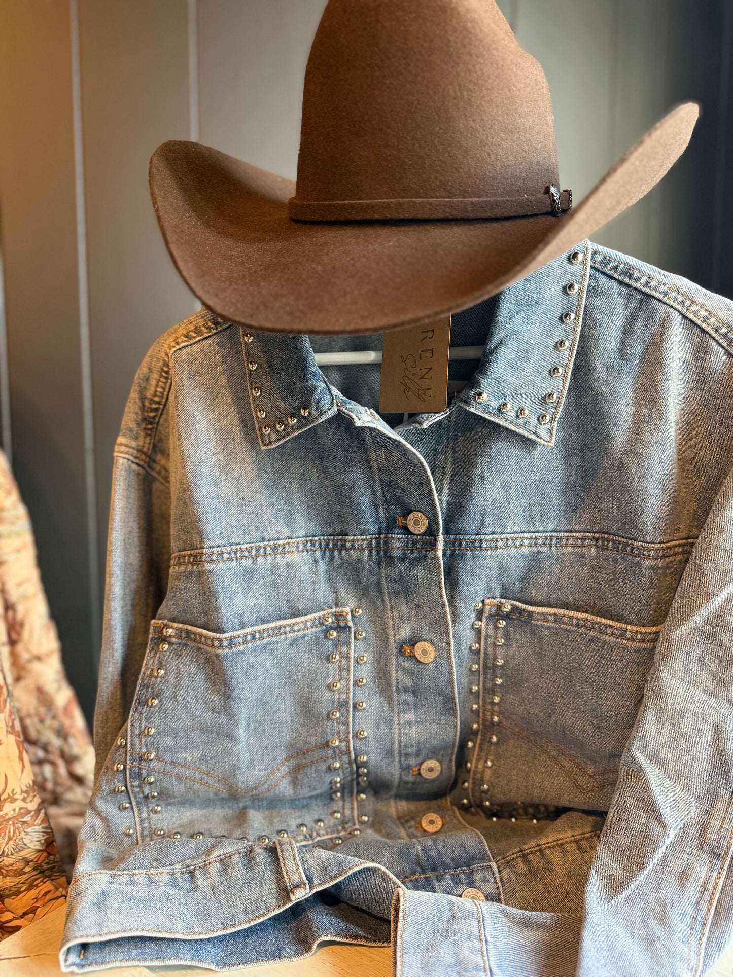 Dubois Studded Denim Jacket