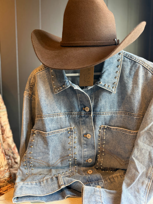 Dubois Studded Denim Jacket