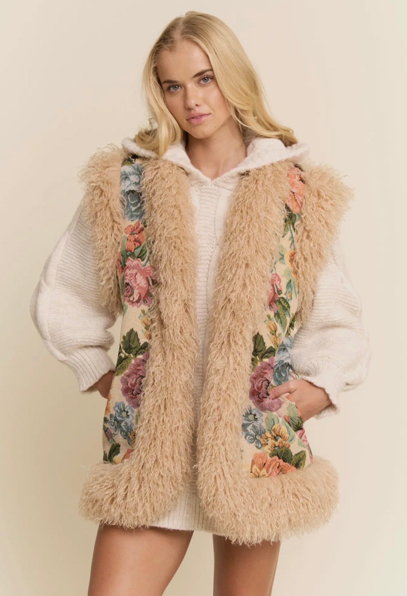 Elk Creek Jacquard Fur Vest