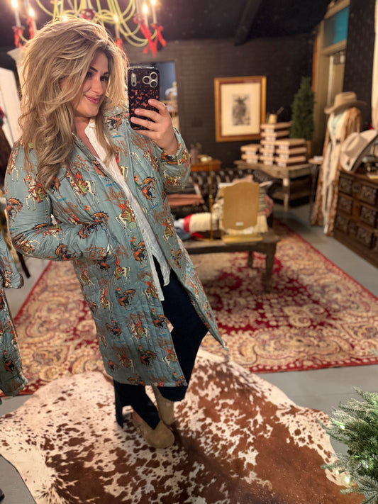 Howdy Quilted Cowboy Jacket