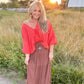 Sunset Swing Skirt - Chocolate