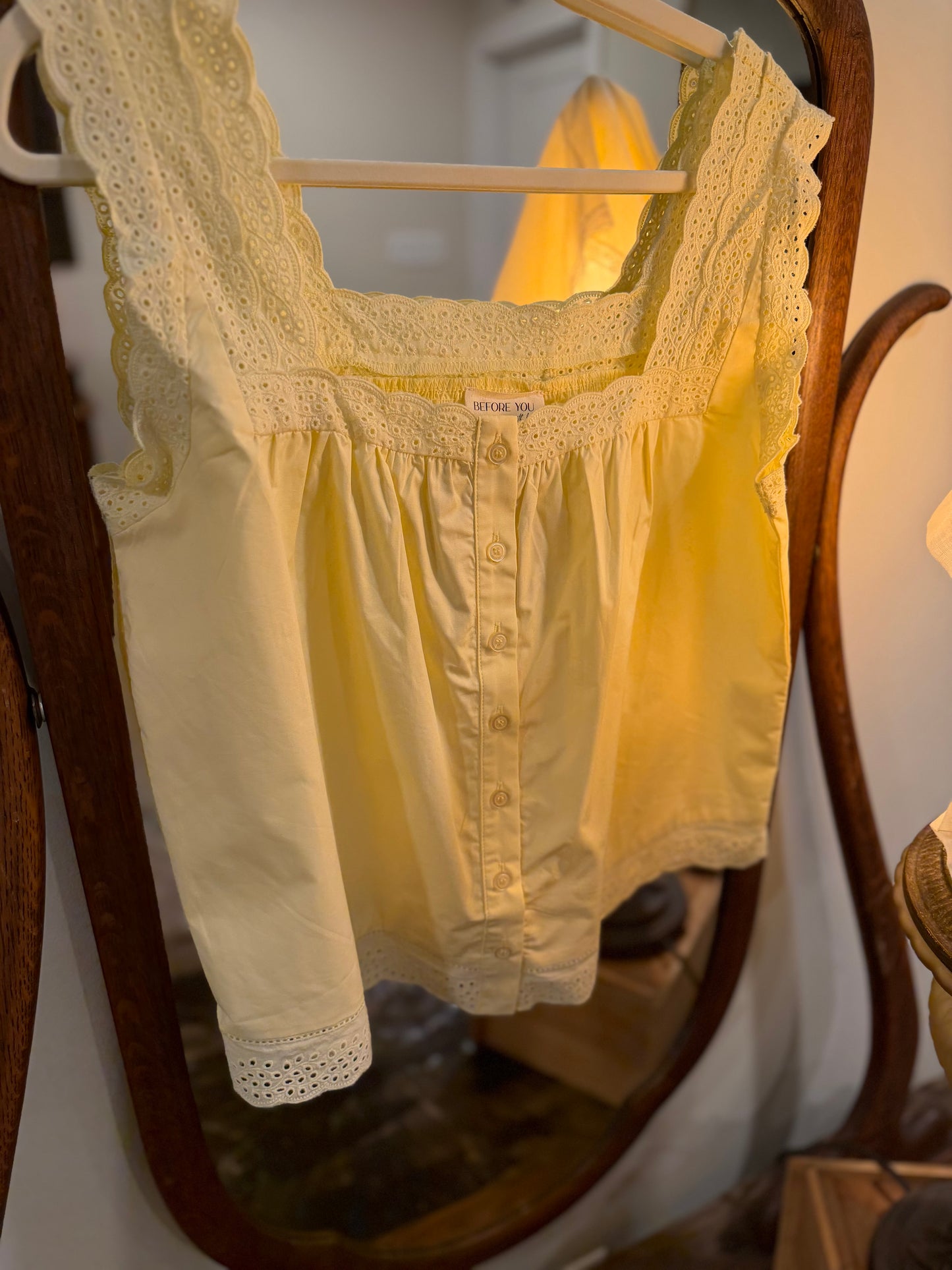 Butter Trim Button Down