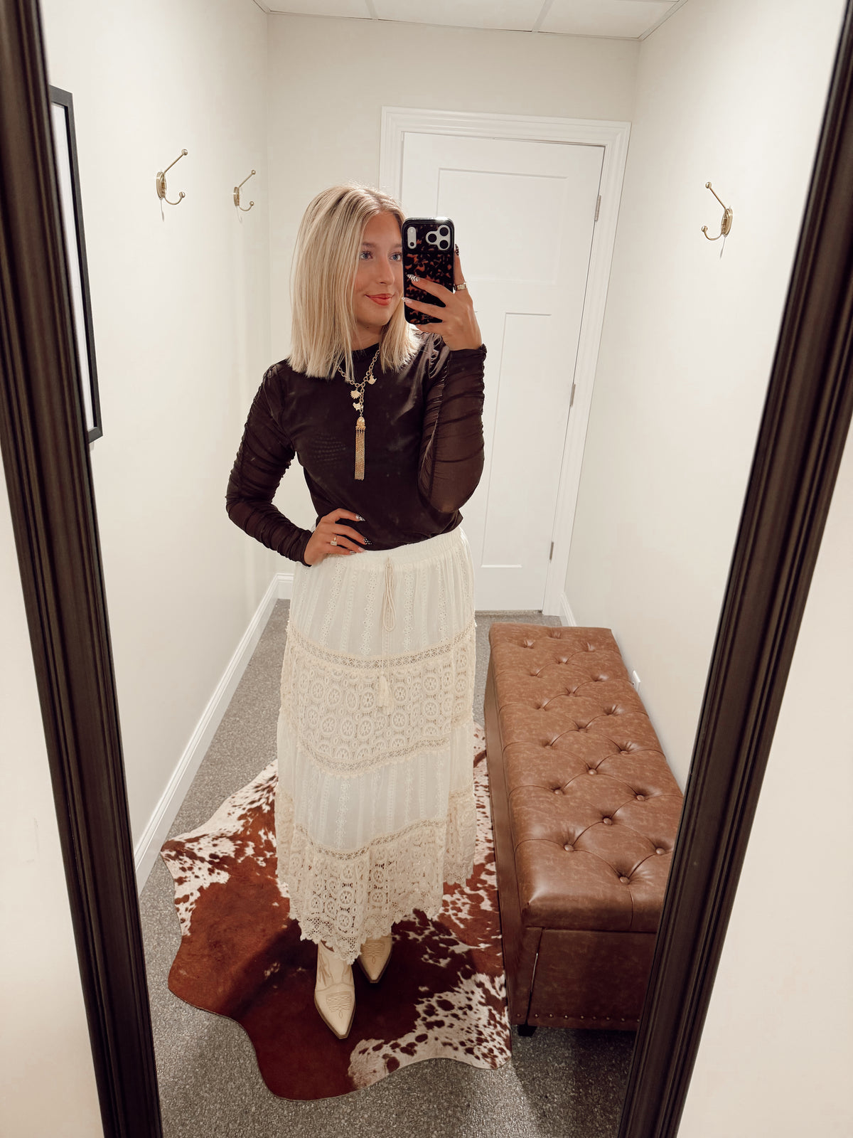 The Sable Mesh Top