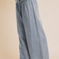 Denim Volume Wide Legs Pants