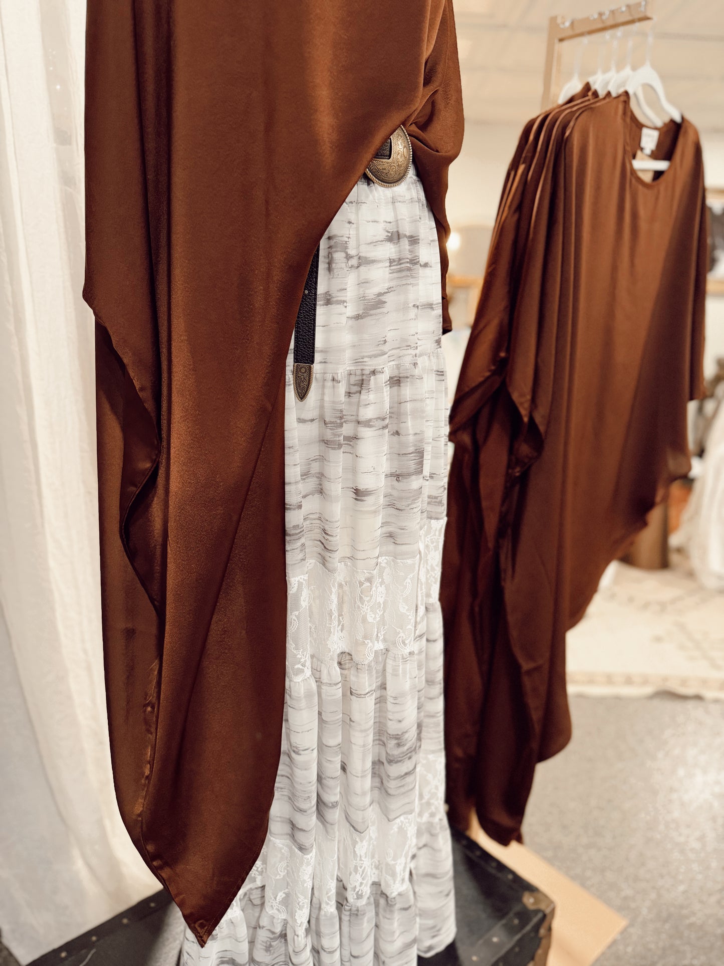 Dust & Diamonds Tunic - Dark Cocoa