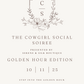 TICKETS - Cowgirl Social Soirée - The Golden Hour Edition