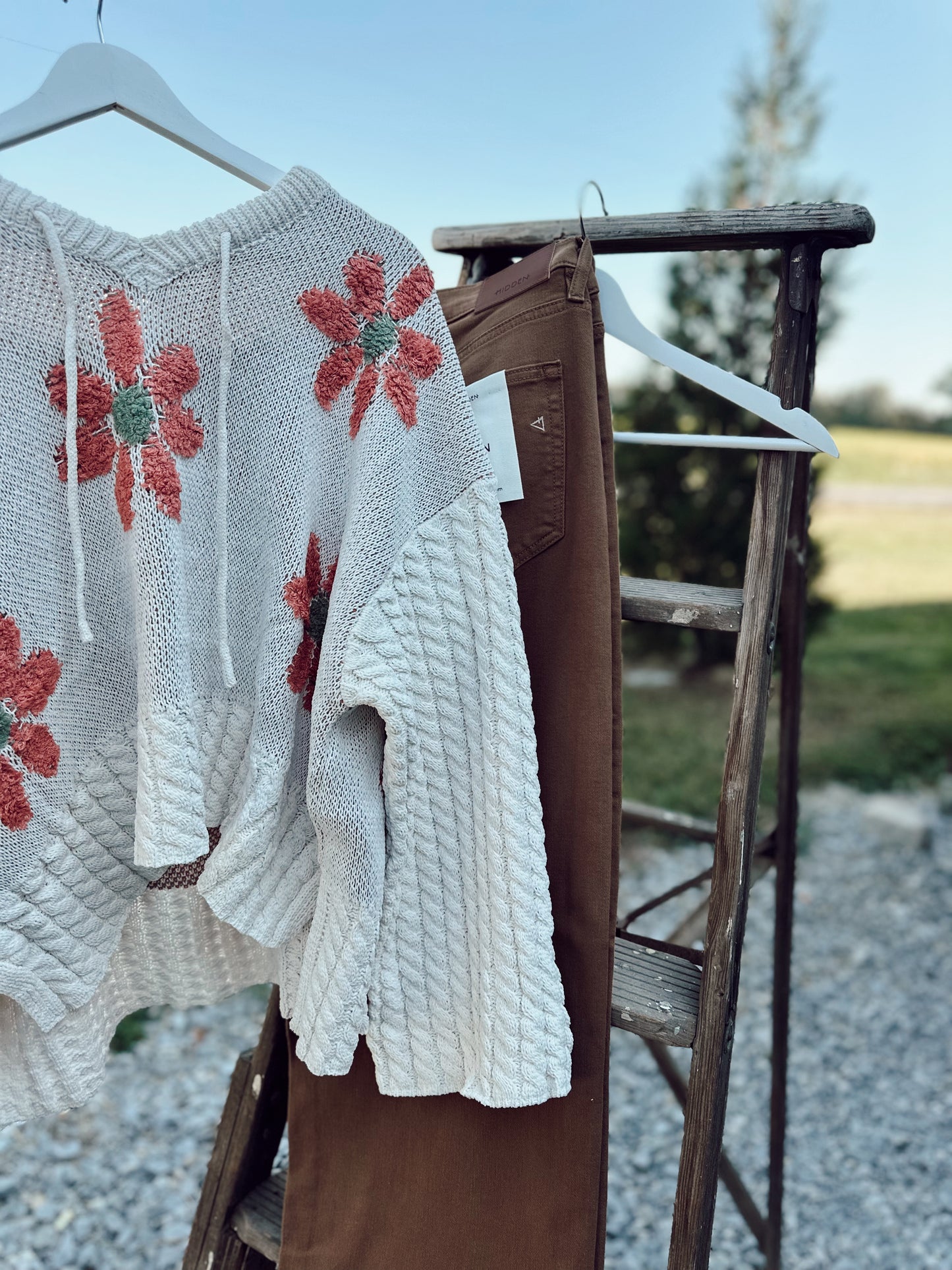 Meadow Mornings Pullover Hooded Sweater