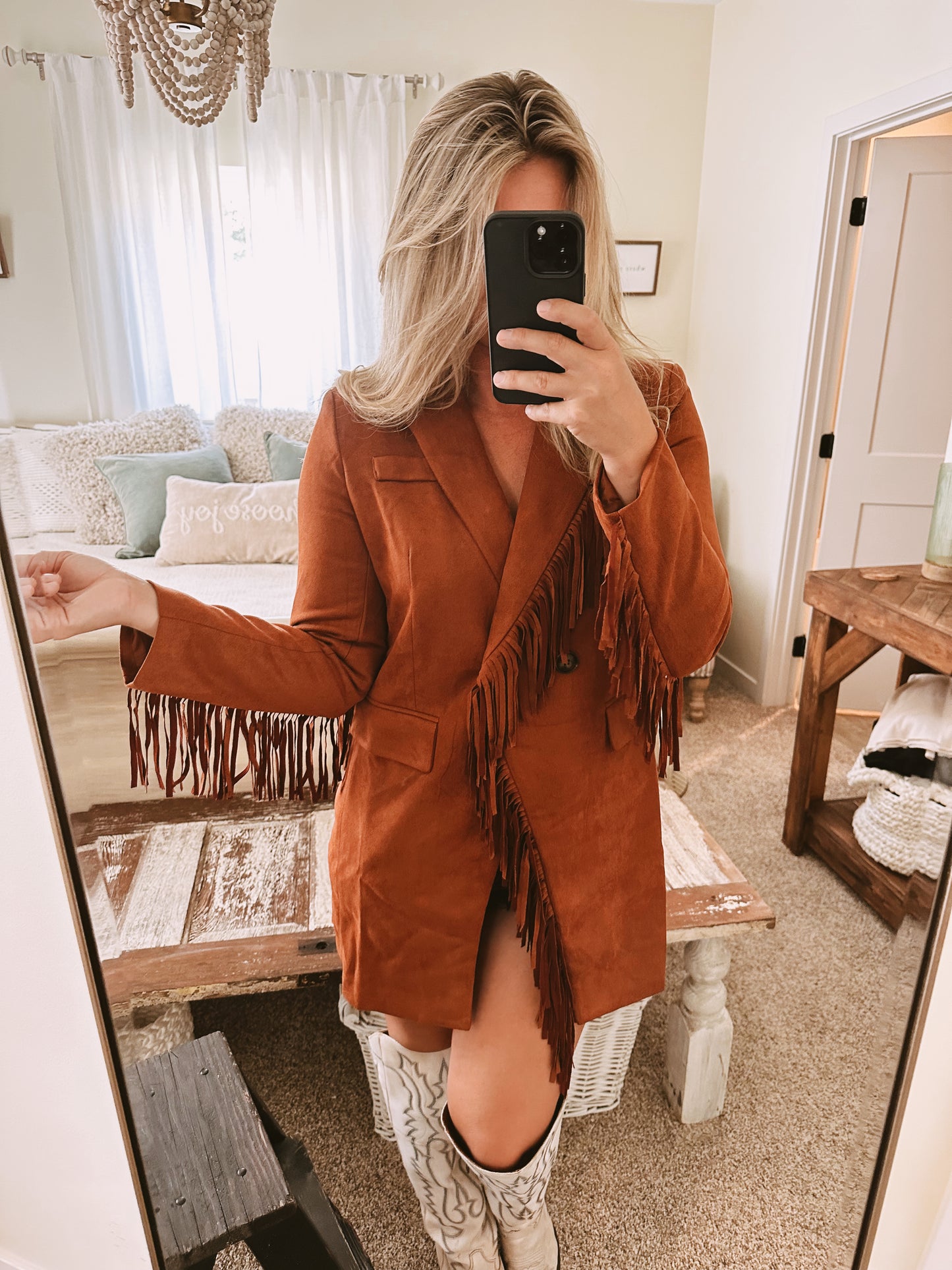 Chaney’s Suede Blazer