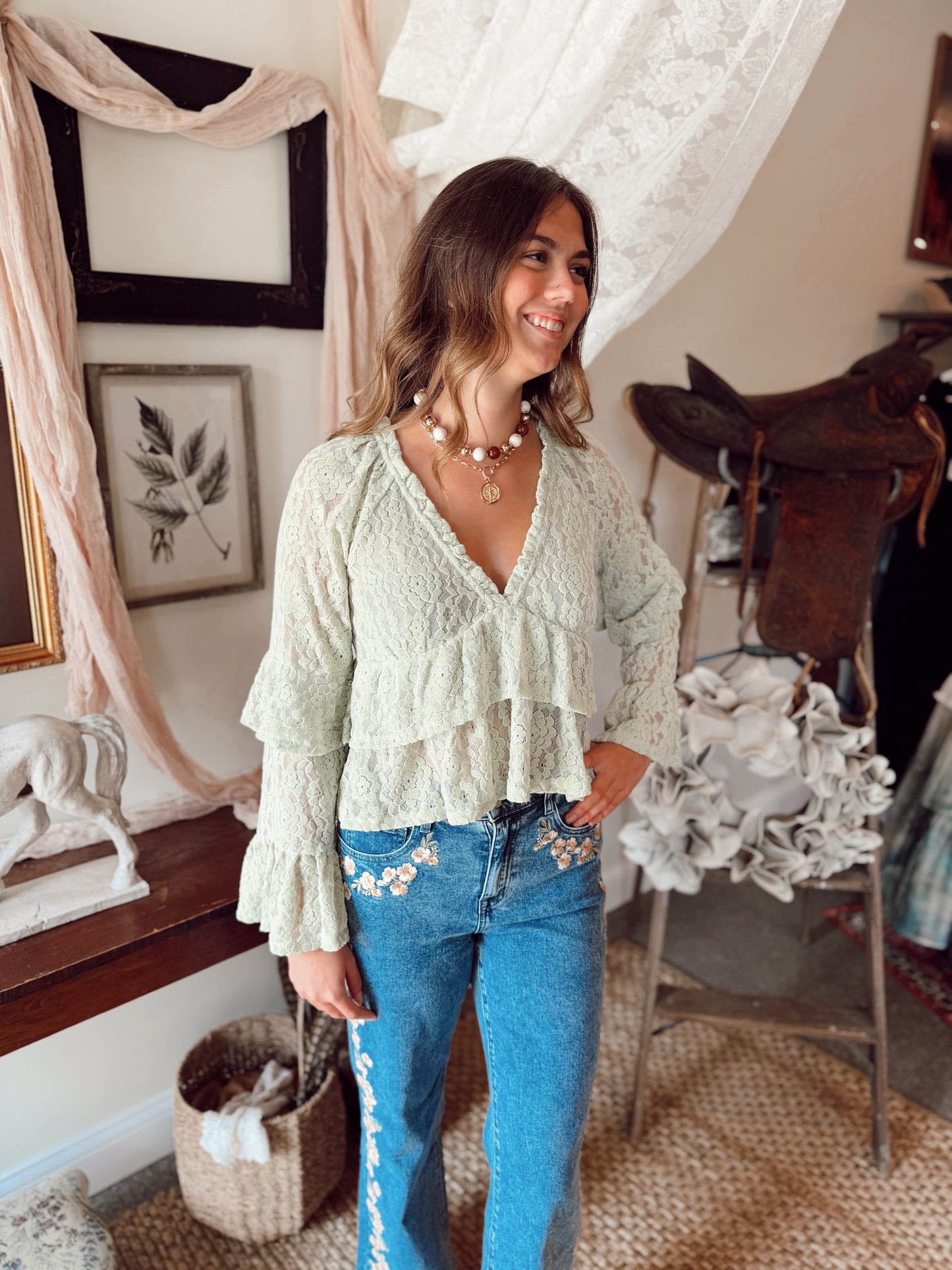The Fern Hollow Blouse