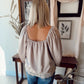 Laurels Satin & Lace Top