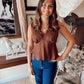The Estelle Tank - Brown