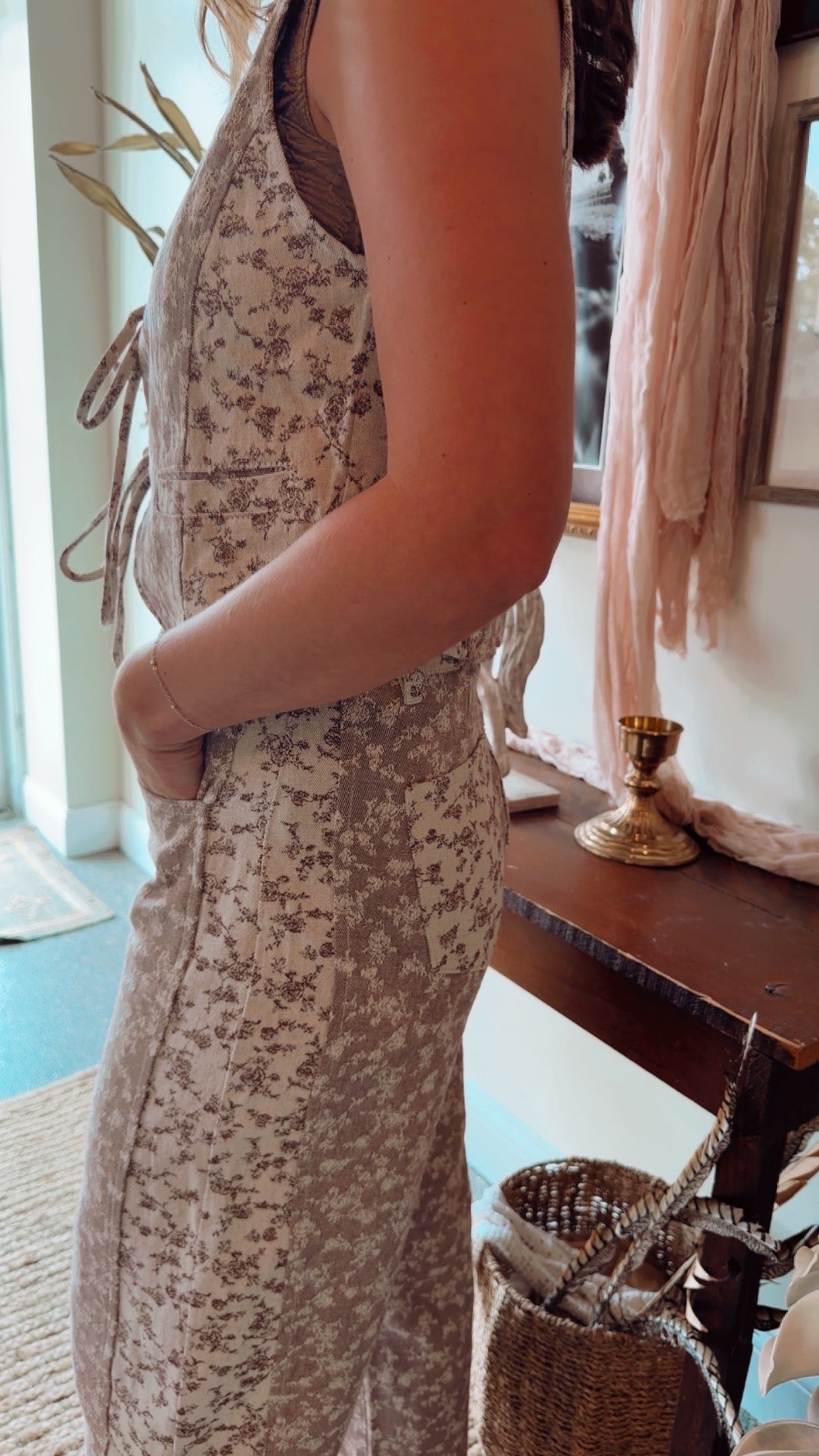 The Wren Tapestry Barrel Pants
