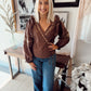 The Sonnet Blouse - Brown
