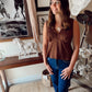 The Estelle Tank - Brown