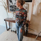 Blue Ribbon Mesh Top