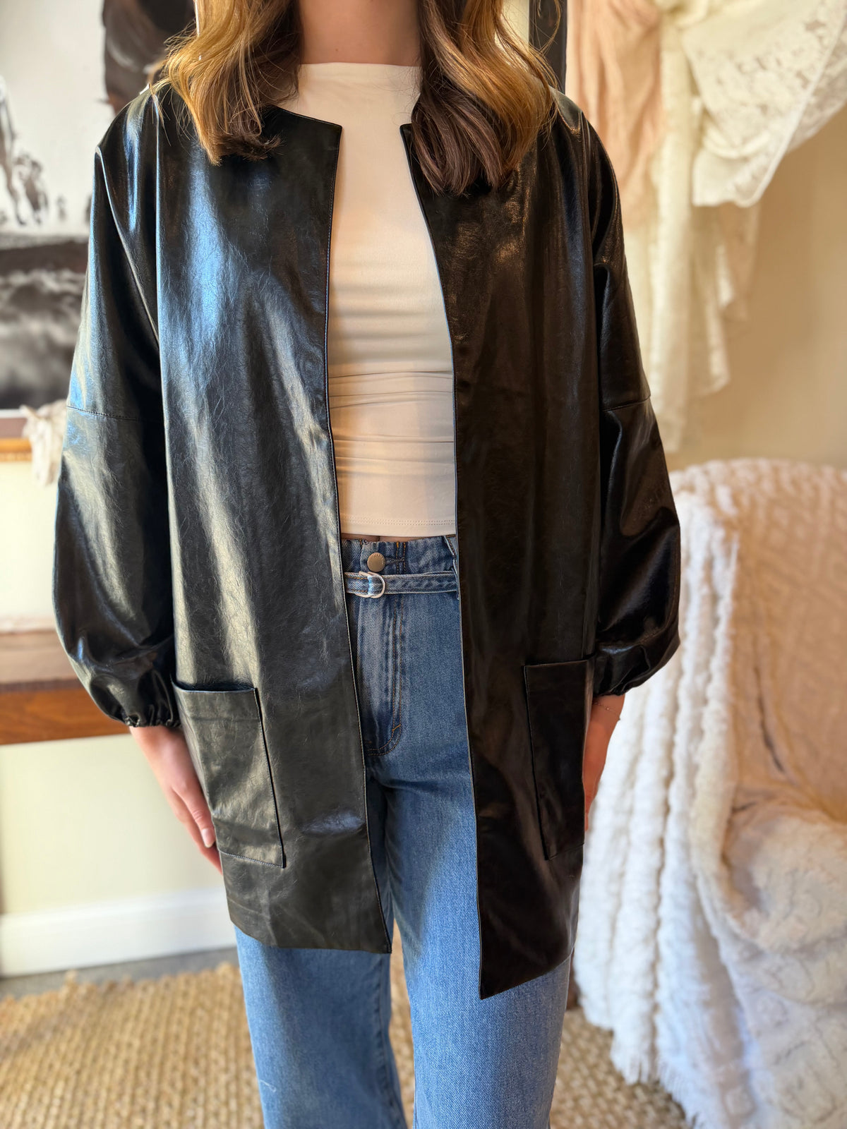 The Kensington Leather-Look Jacket
