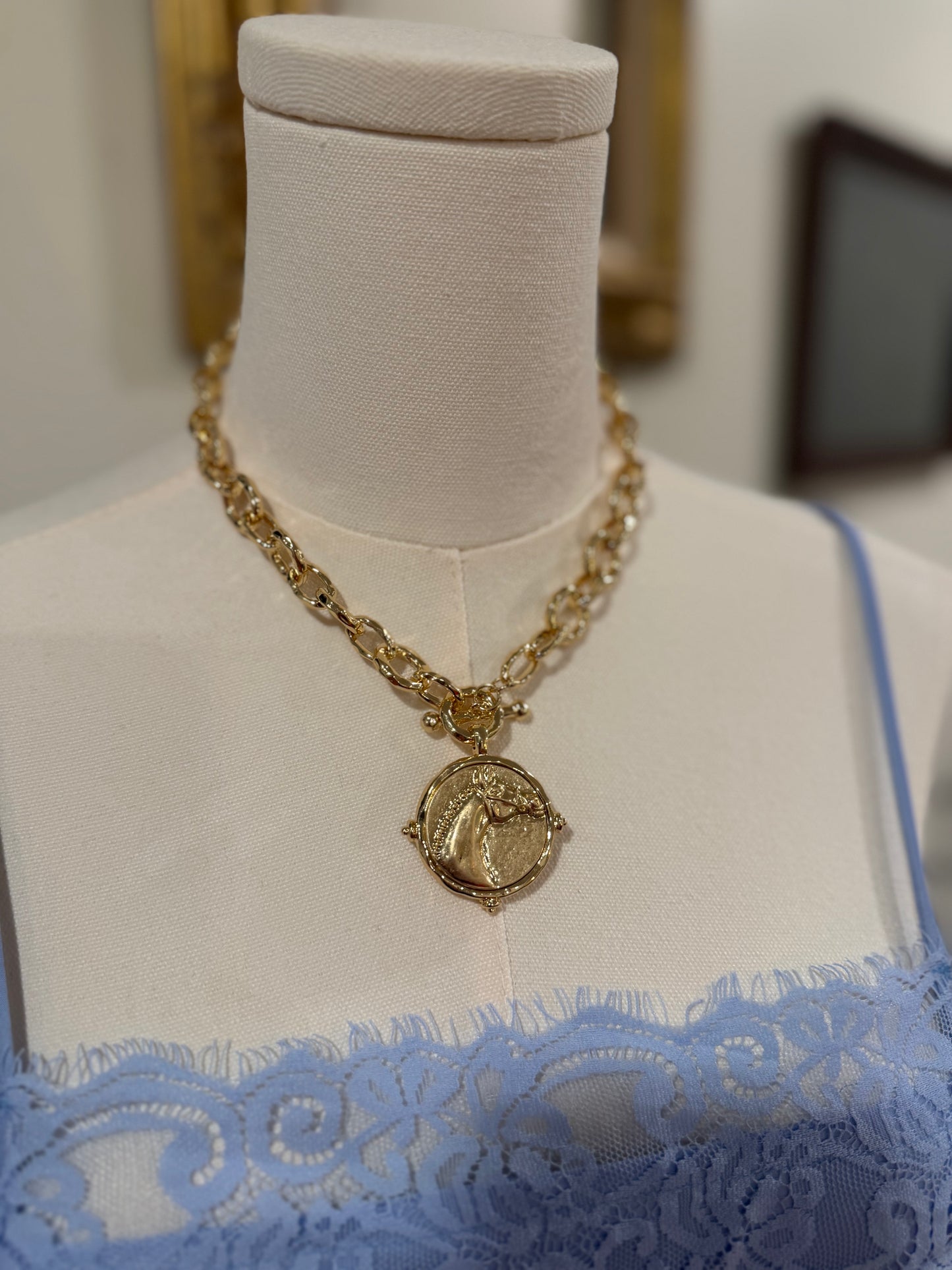 The Legacy Horse Medallion Necklace