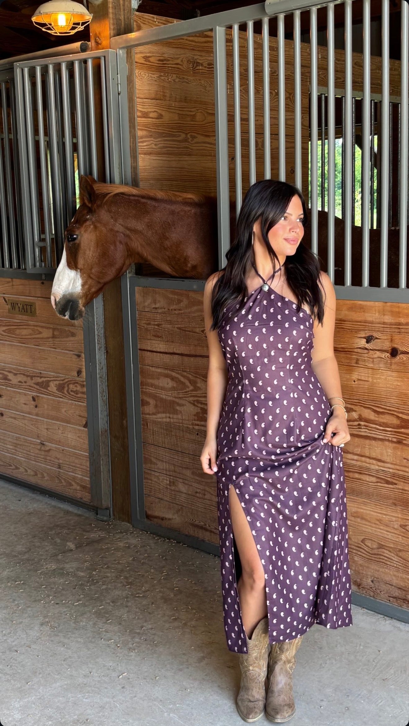 Odessa Merlot Dress