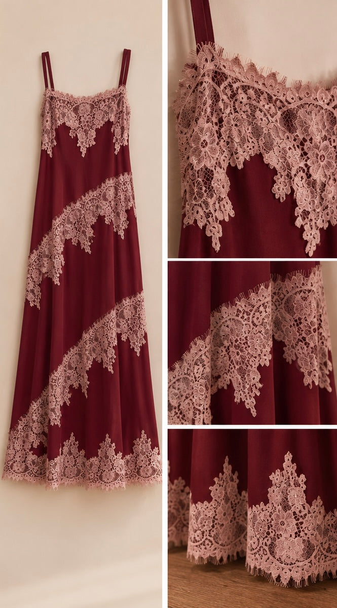 The Evelyn Lace Maxi Dress