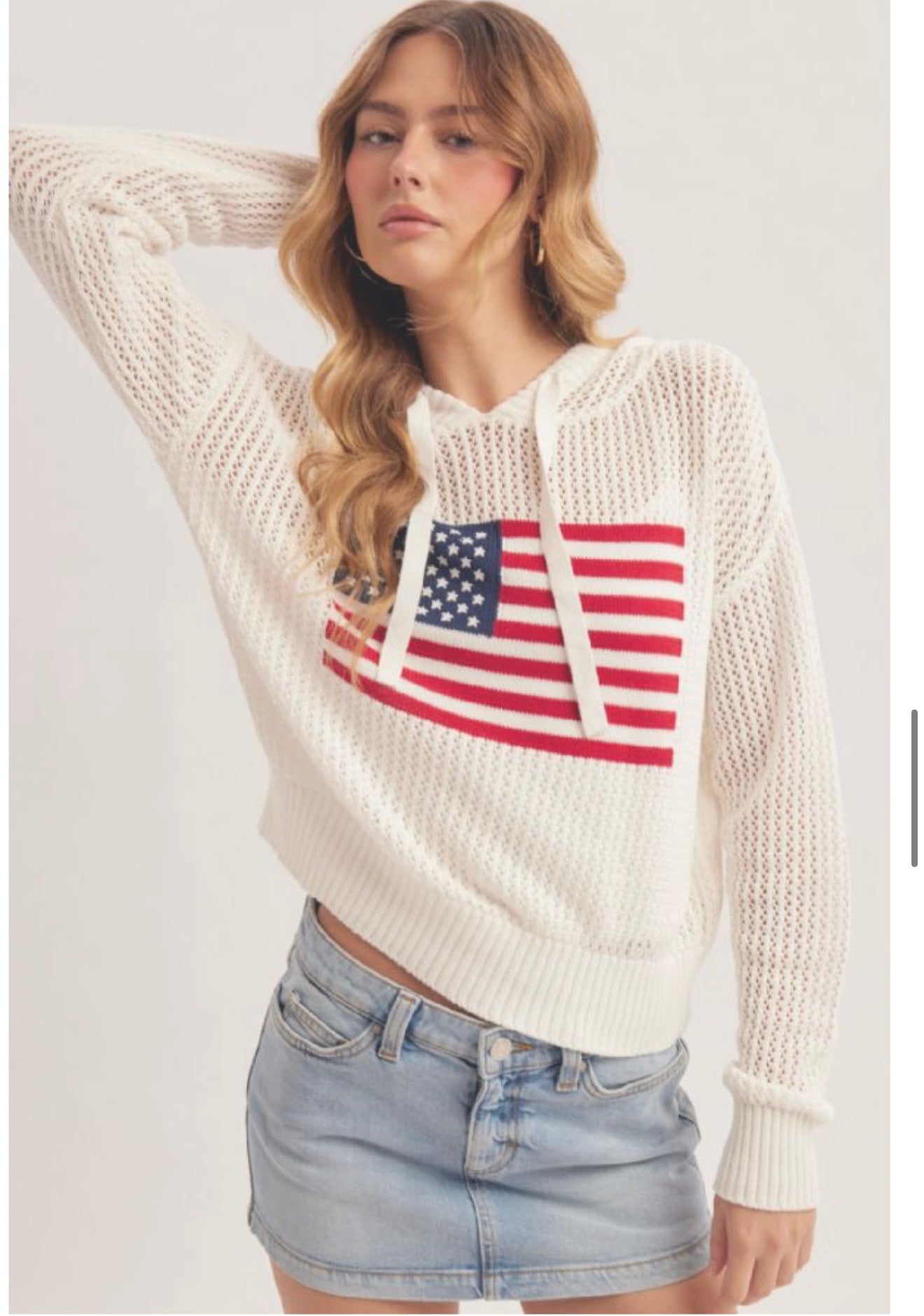 American Girl Knit Pullover - Ecru