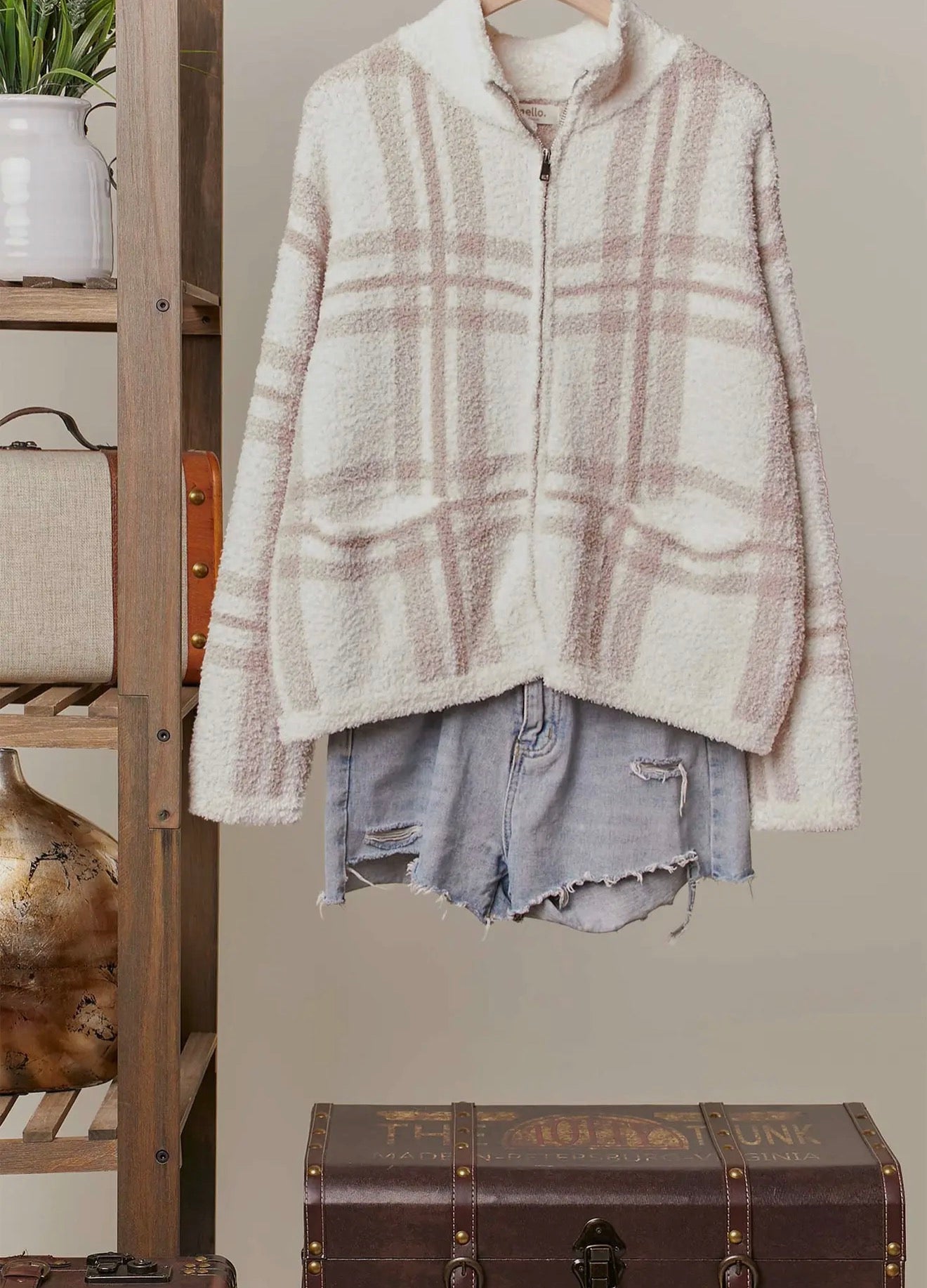 Sugar Plum Zip Up Jacket