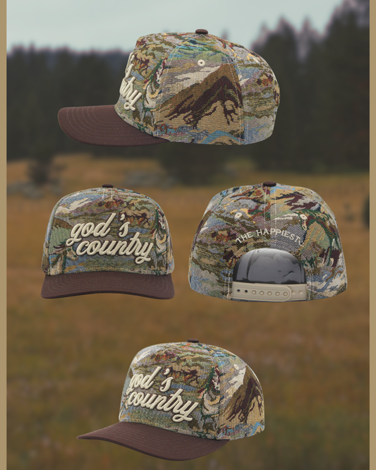 God’s Country Tapestry Cap