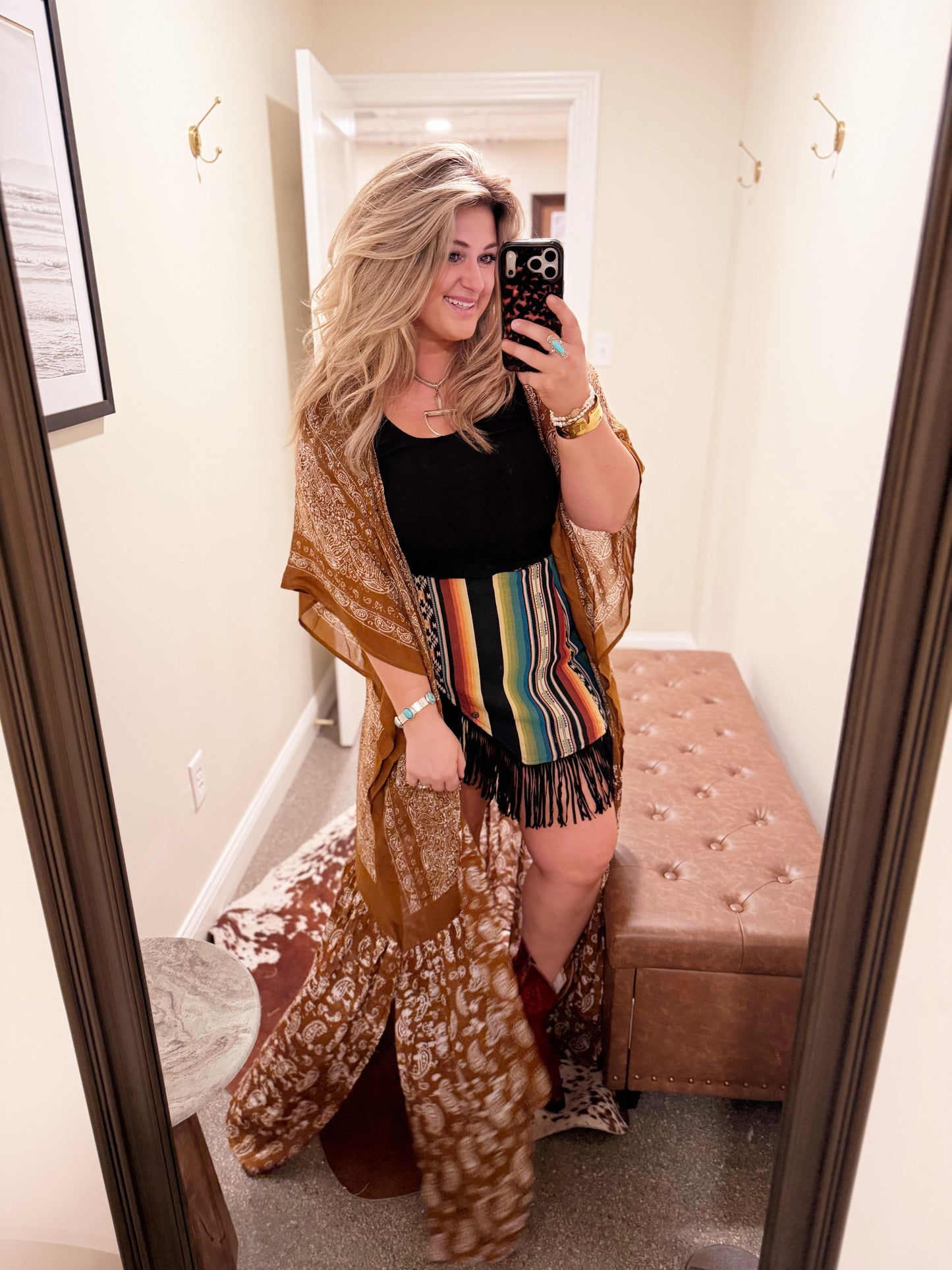 Winona’s Woven Serape Skirt