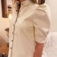 Magnolia Ivory Leather Top