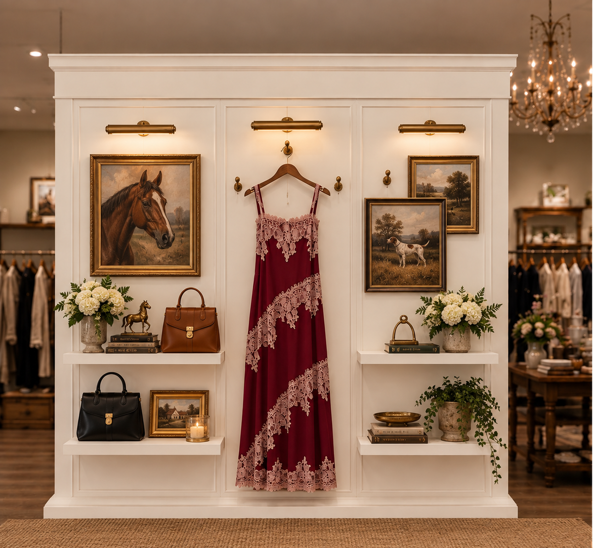 The Evelyn Lace Maxi Dress