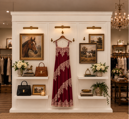 The Evelyn Lace Maxi Dress