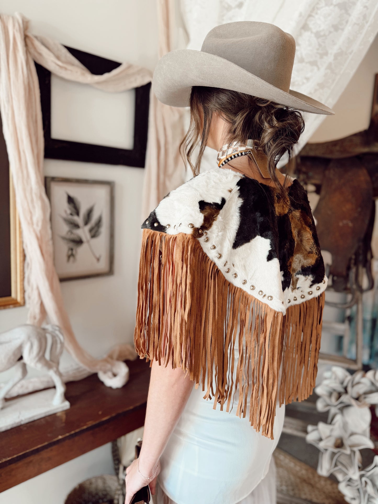 High Noon Hide Cape / Vest