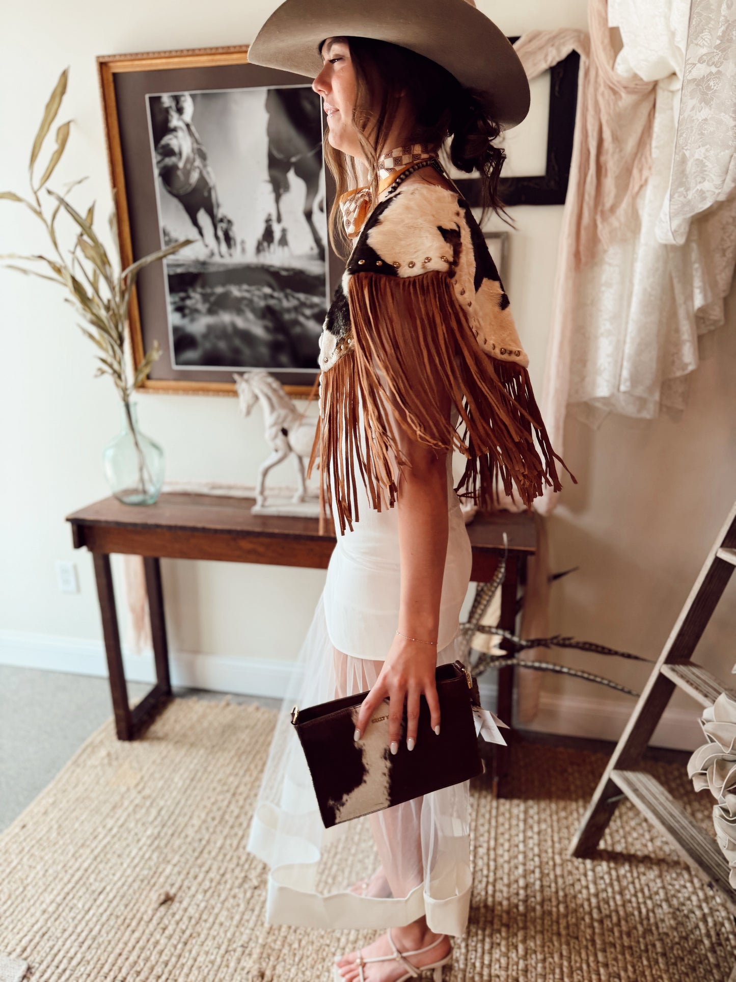 High Noon Hide Cape / Vest