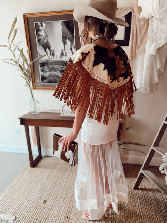 High Noon Hide Cape / Vest