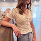 The Sweet Nothings Polka Dot Top