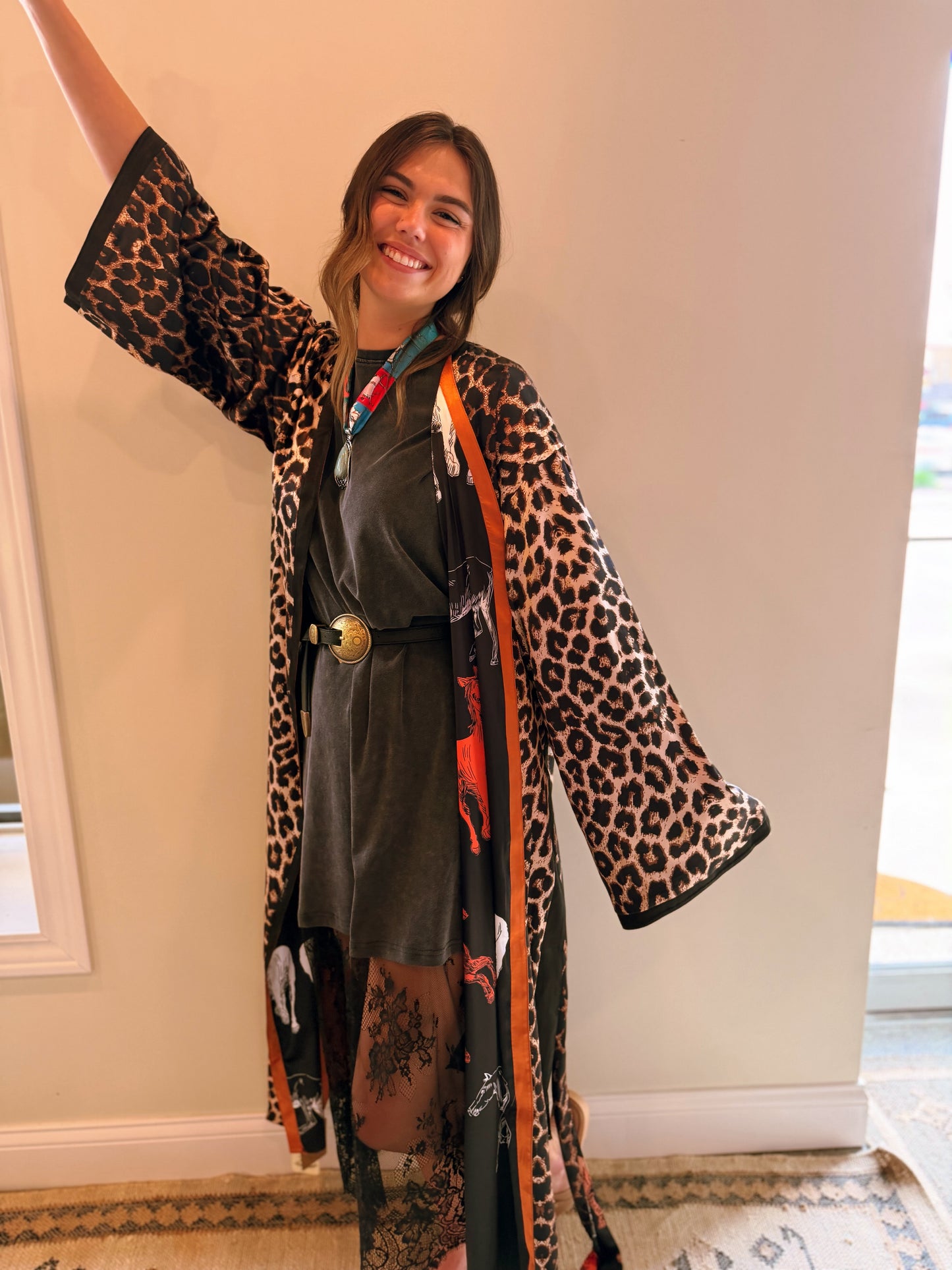 The High Plains Heiress Silk Kimono
