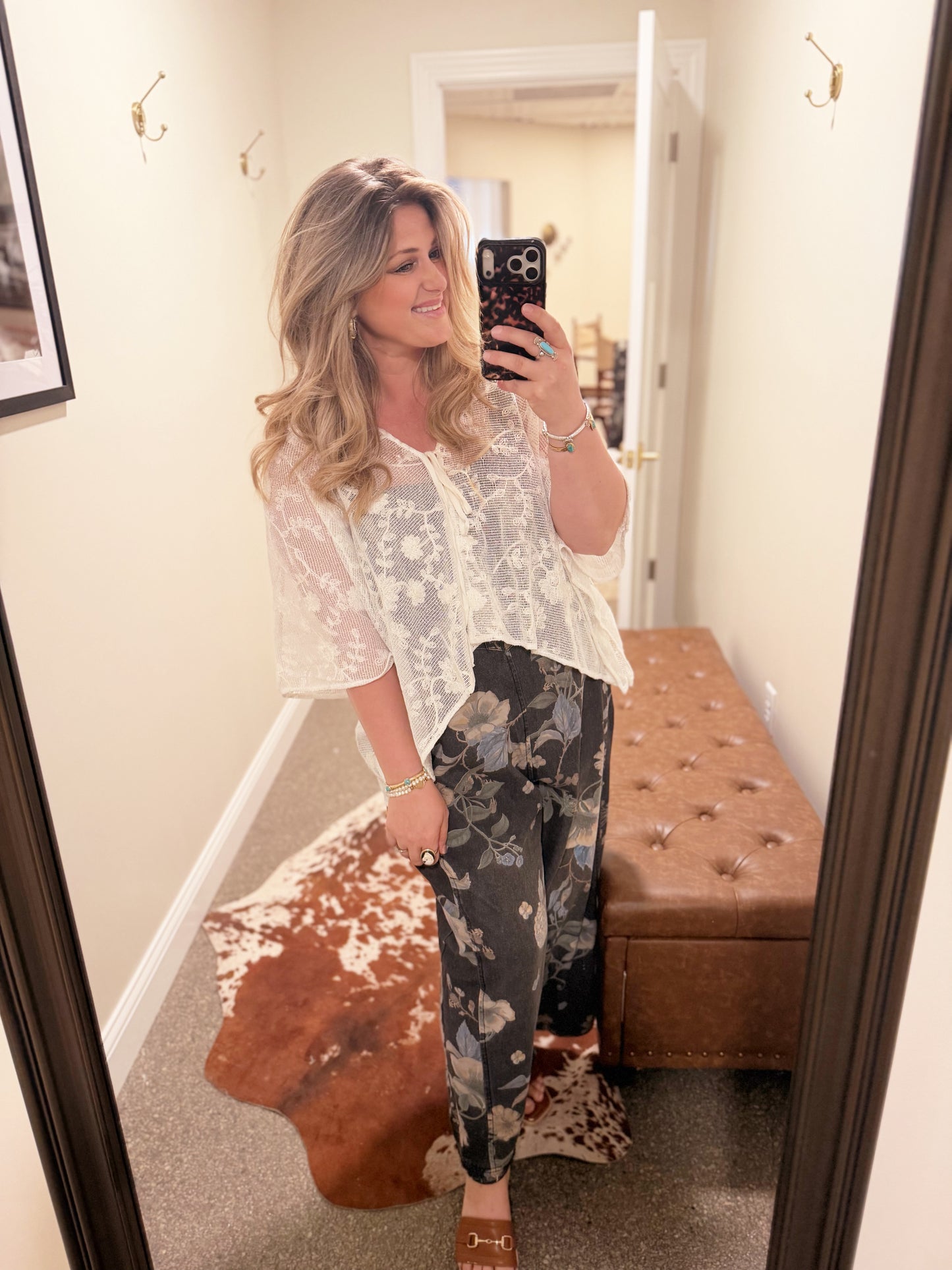 Floral Lace Cover-Up
