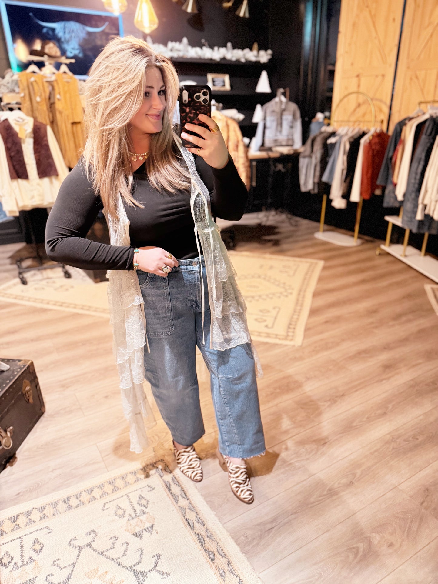 Prairie Moon Lace Duster