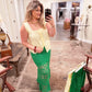 The Meadow Crochet Skirt - Green
