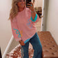 Pink Daisy Summer Sweater