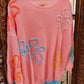 Pink Daisy Summer Sweater