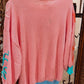 Pink Daisy Summer Sweater