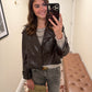The Harrington Leather-Look Jacket