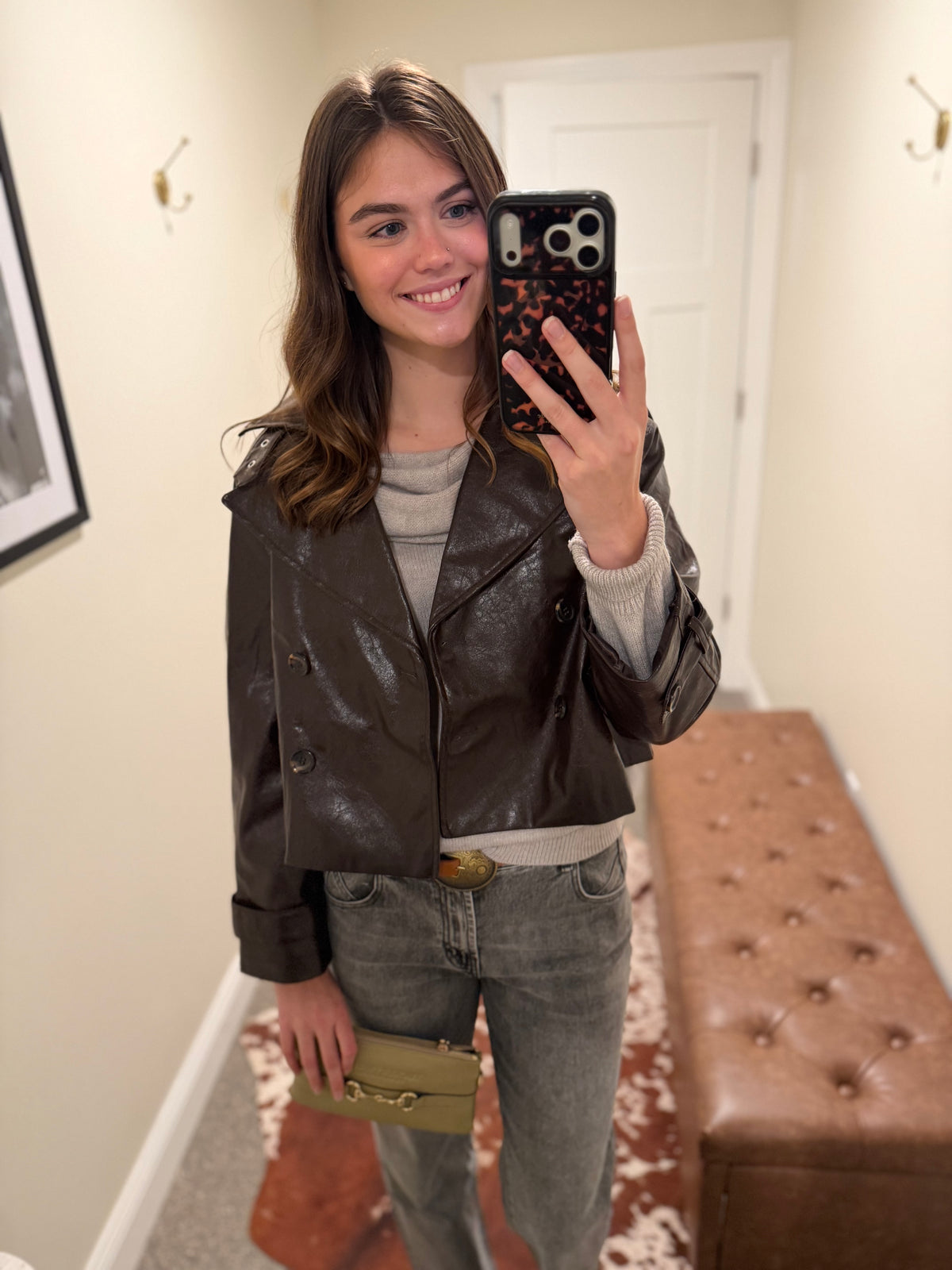 The Harrington Leather-Look Jacket