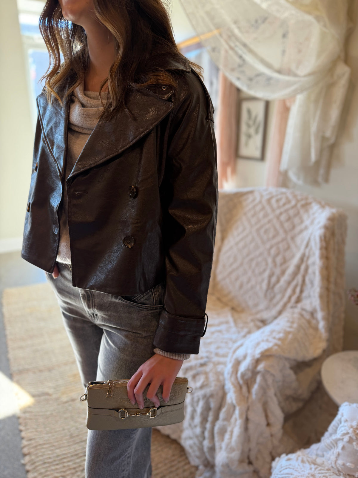 The Harrington Leather-Look Jacket