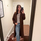 The Montclair Suede Trench Coat